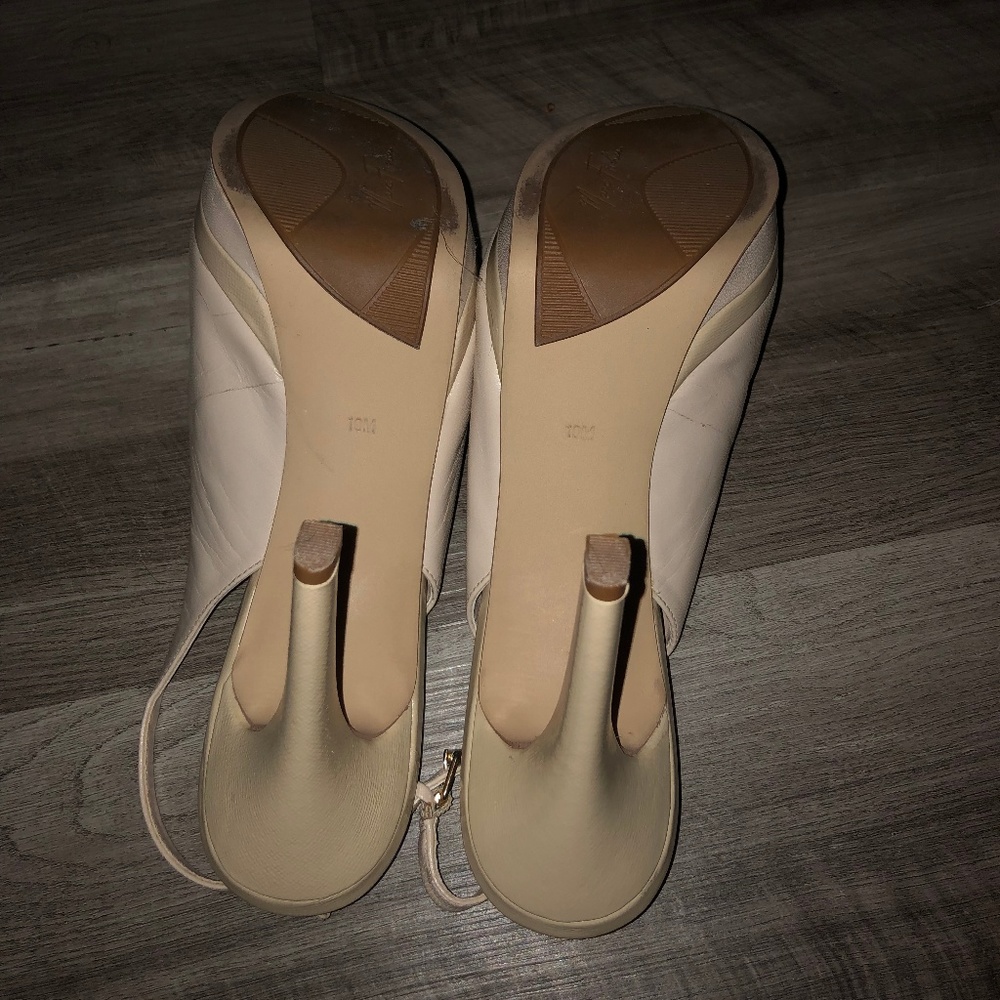 Marc Fisher ~ Melissa Platform Heel ~ Leather Peep - Picture 5 of 5